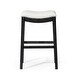 preview thumbnail 86 of 98, Maven Lane 31" Adrien Saddle Kitchen Bar Height Stool - N/A