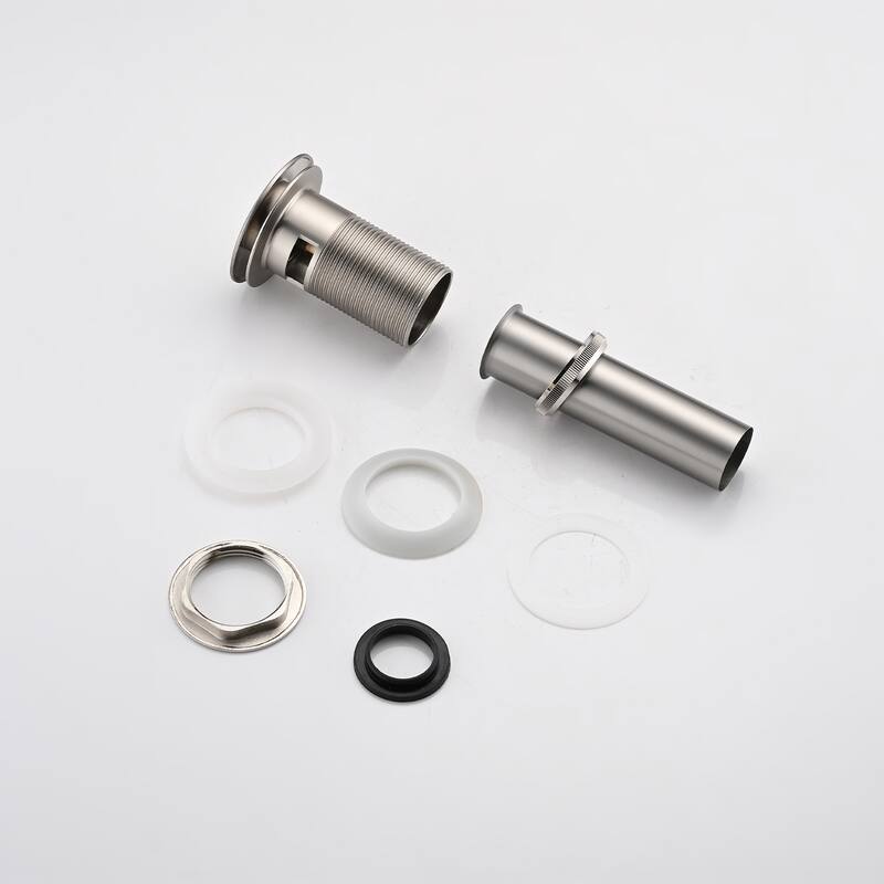 Stainless Steel Pop-Up Sink Drain with Silicone Gasket Easy Install Water Stopper for Bathroom Kitchen - 2.56" x 3.54"