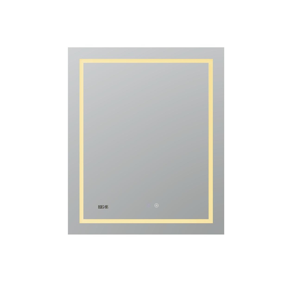 Aquadom daytona wall mount online led lighted mirror