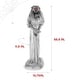 preview thumbnail 4 of 17, Haunted Hill Farm Lifesize Animatronic Haunted Lady Statue with Lights and Sound, Indoor/Covered Outdoor Halloween Decoration