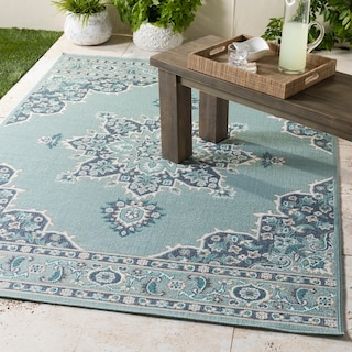 Livabliss Cesare Medallion Indoor/ Outdoor Area Rug