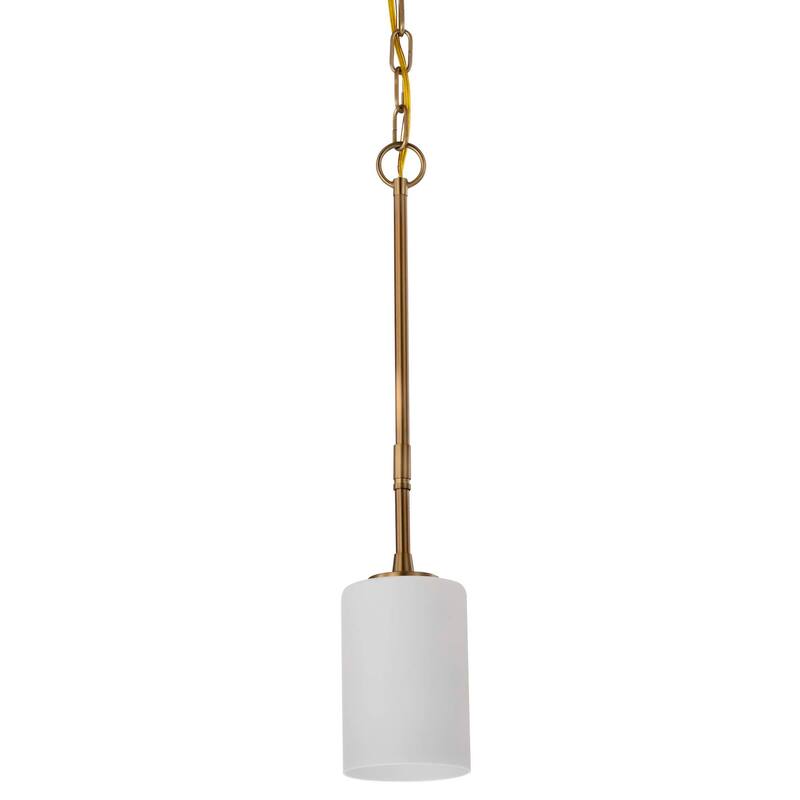 Nuvo Lighting 60/8205 Liam 5" Wide Mini Pendant - Burnished Brass