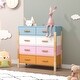 preview thumbnail 2 of 7, Colorful Free Combination Cabinet - 8 Drawer