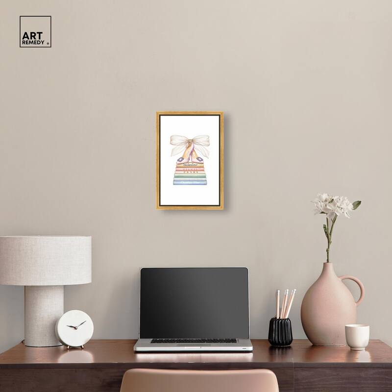 Bibliotheca Belle Canvas by Art Remedy
