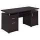 preview thumbnail 14 of 31, Tracy 55-inch 2-drawer Office Computer Desk