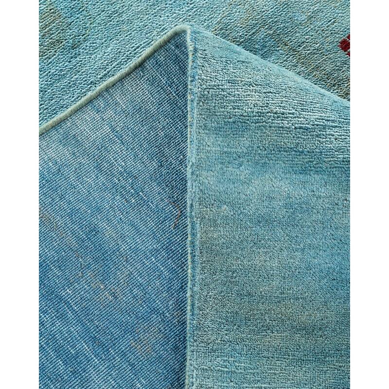 Vibrance, One-of-a-Kind Hand-Knotted Area Rug - Gray, 12' 0" x 15' 2" - 12' 0" x 15' 2"