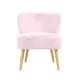 preview thumbnail 13 of 33, Avenue Greene Eden Boucle Kids Accent Chair with Natural Legs
