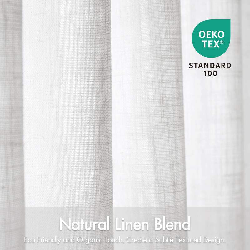 Madison Park Emery 300gsm poly linen with 7 pinch pleat per pc