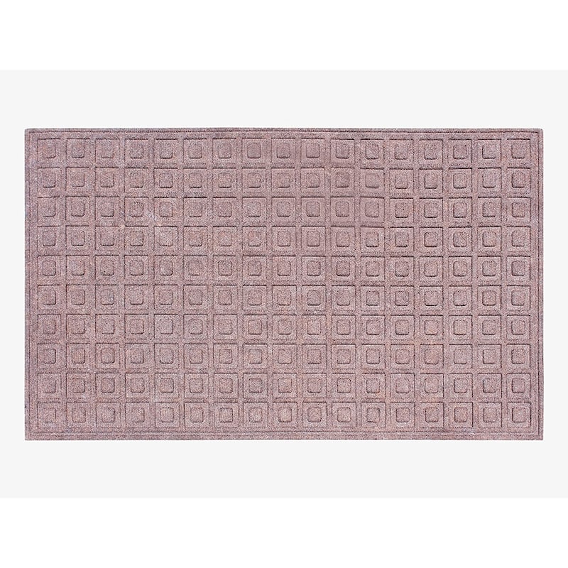 A1HC Water retainer Indoor/Outdoor Doormat, 24" x 36" - Dark Brown 