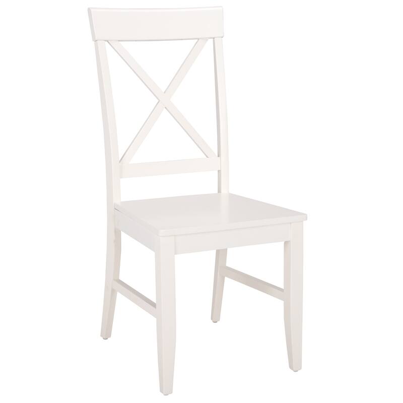 SAFAVIEH HOME Ksenia X-Back Side Chair - 18"W x 22"D x 38"H