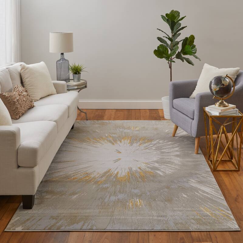 Jewel 39N4F Abstract Modern Area Rug