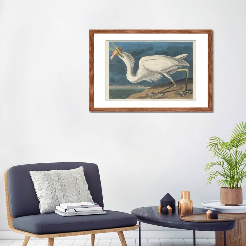 iCanvas "Great White Heron, 1835" by John James Audubon