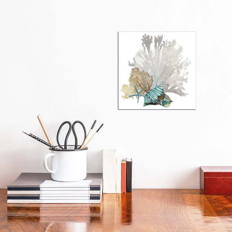 iCanvas "Coral IV" by Aimee Wilson Canvas Print - 12x12x1.5