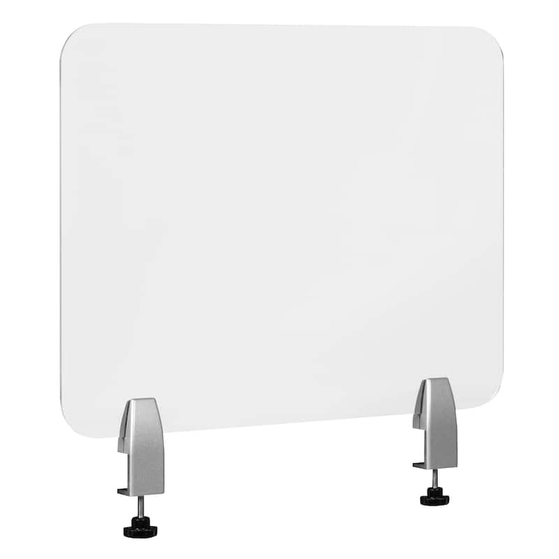 Clear Acrylic Desk Partition (Hardware Included)