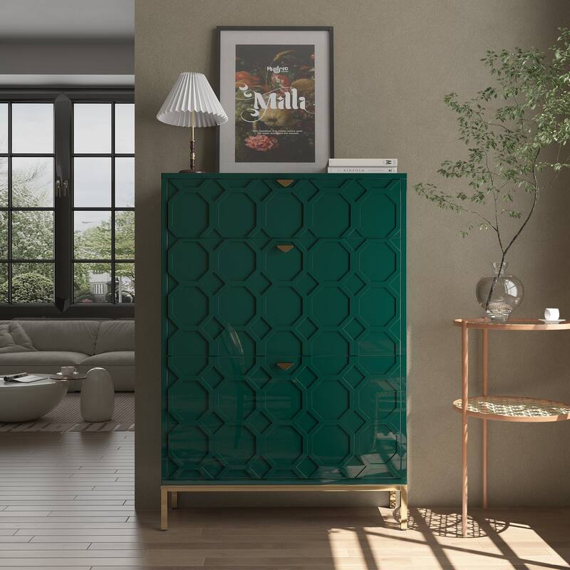 Shoe cabinet for 24 pairs of shoes