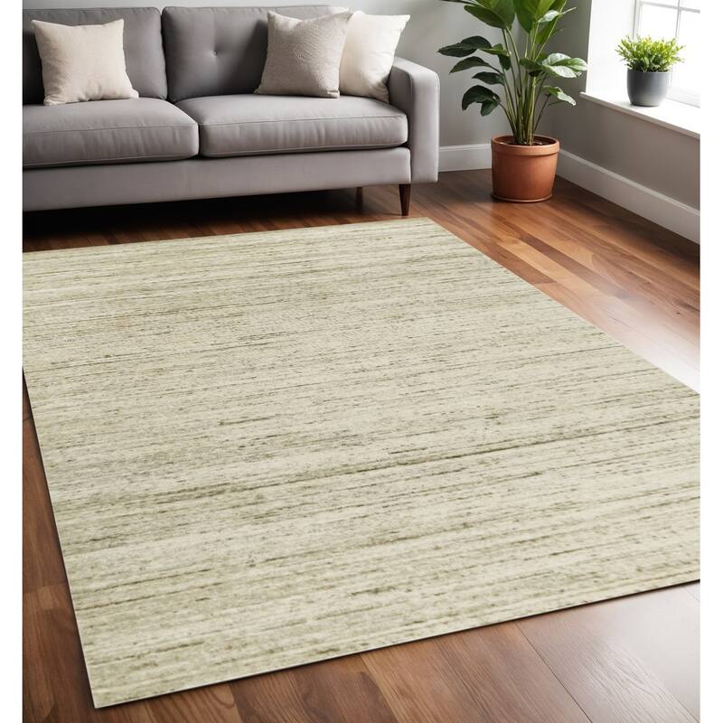 HomeRoots Striped Transitional Rectangle Area Rug - 96.00 in. x 60.00 in.  x 0.80 in.