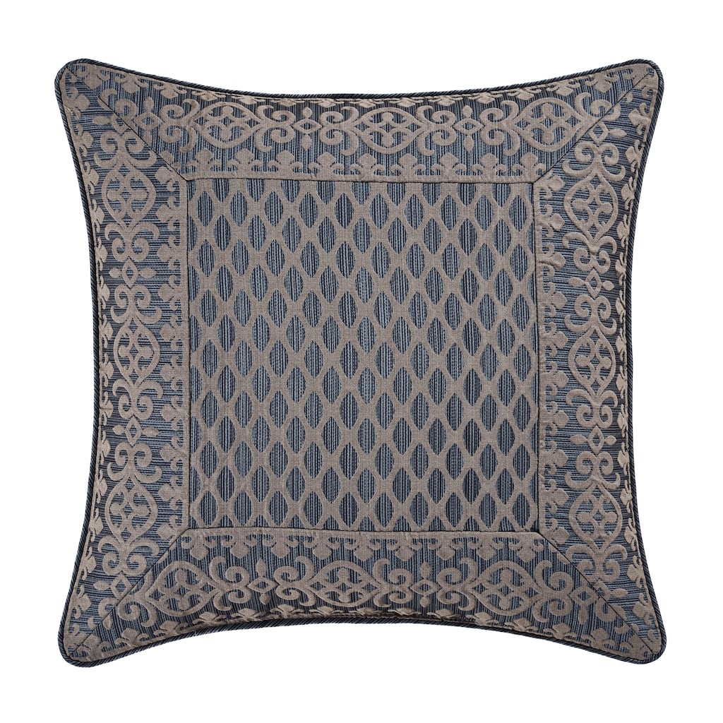 Five Queens Court Leah 18" Square Decorative Throw Pillow