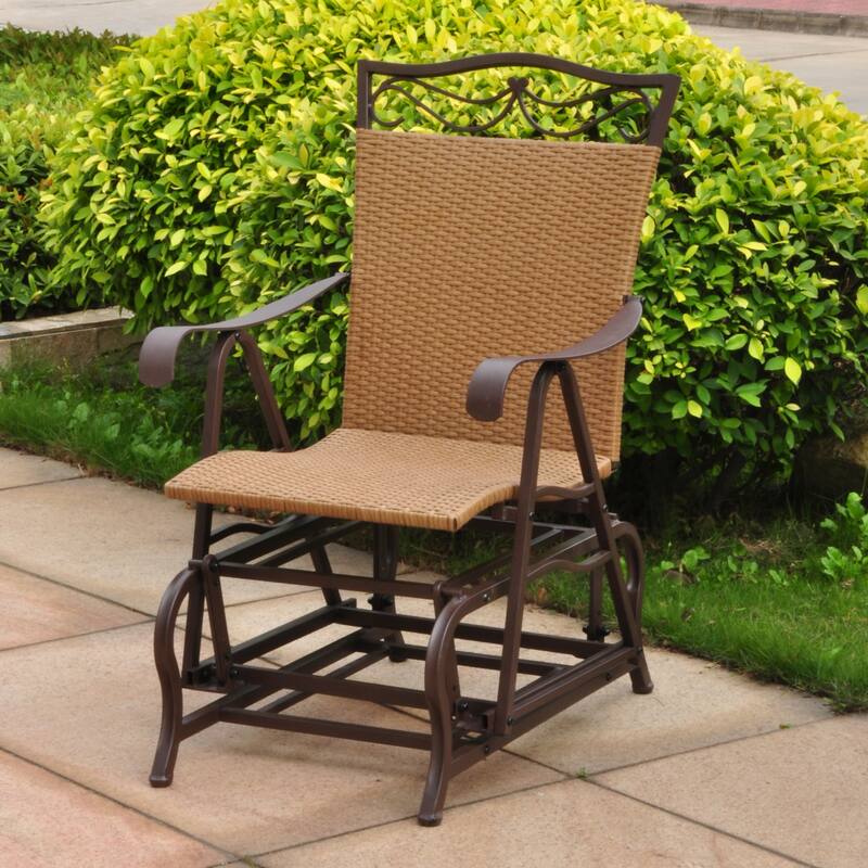 Valencia Resin Wicker Glider Chair