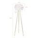 preview thumbnail 5 of 9, Maxax 60" Tripod Feather Shade Floor Lamp