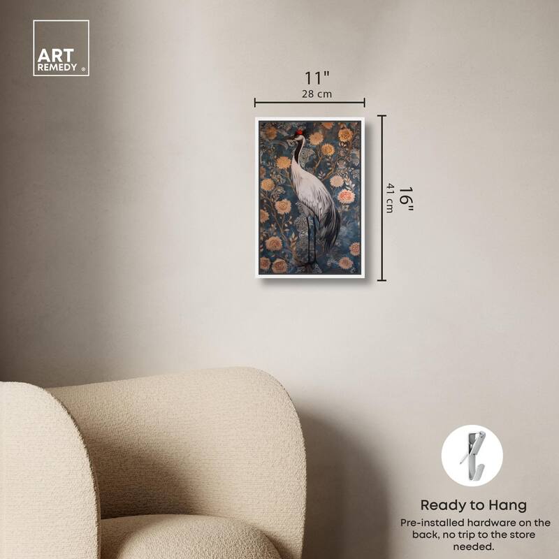 Botanical Bird II Canvas by Art Remedy
