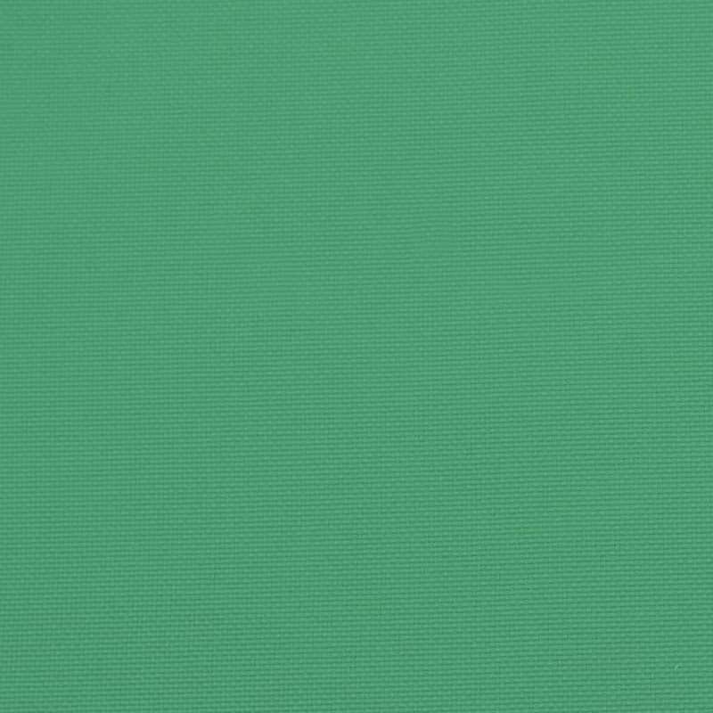 Claire Outdoor Cushion for Bench, Button Tufted Green Fabric, 59 Inch
