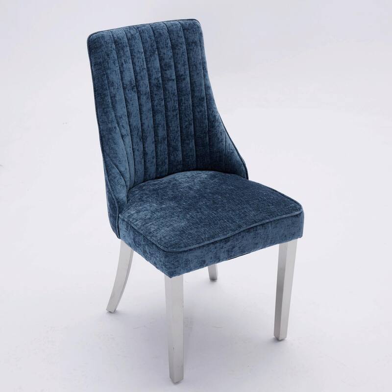 Rayon Cloth Flocking Chenille Dining Chairs