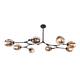 Belladepot Modern Full-angle Adjustable Chandelier with Smoked Glass Shades