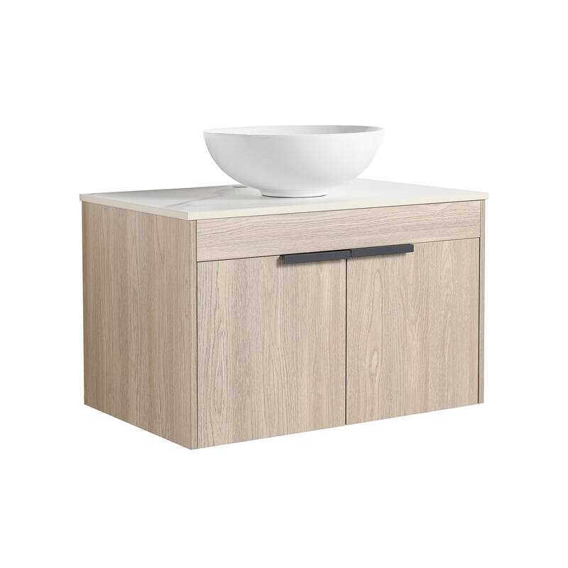 Topcraft Wall Mounted Bathroom Vanity with Sink