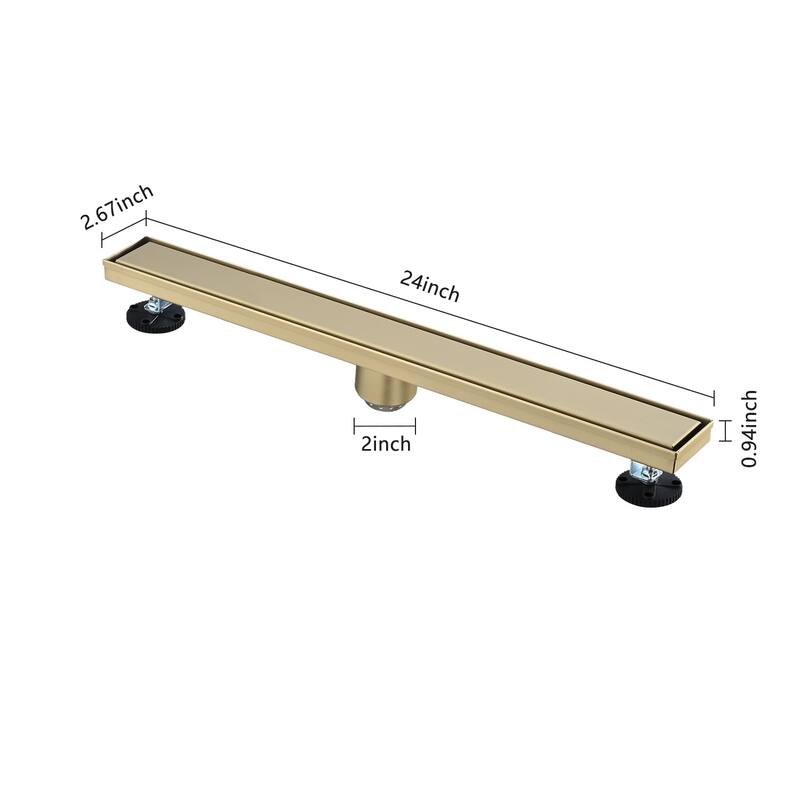 Topcraft 12/24/28/30/36-inch Stainless Steel Linear Floor Drain