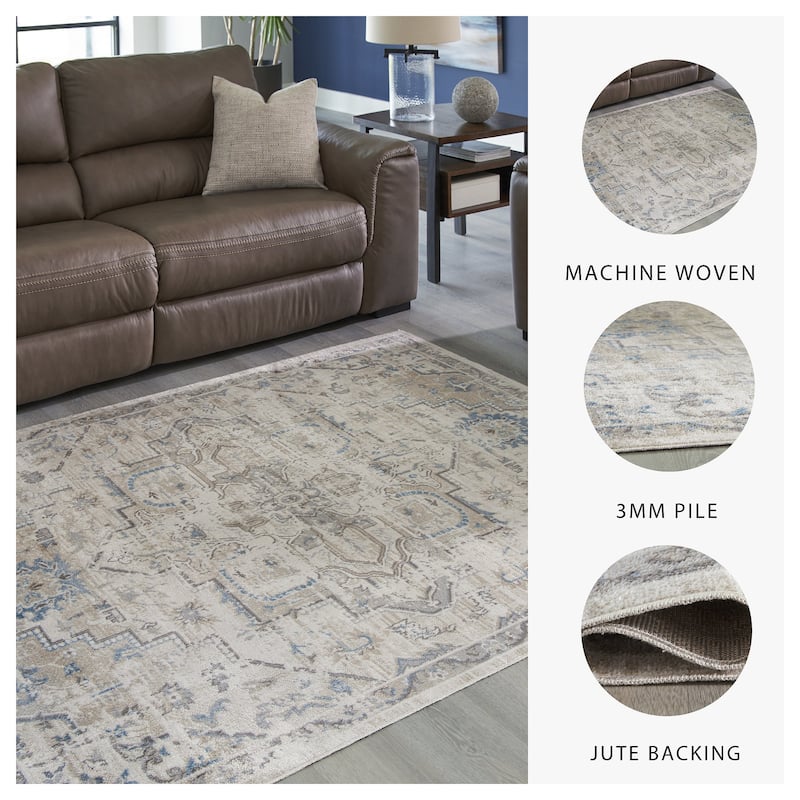 Signature Design by Ashley Barkham White/Gray Rug