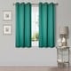 preview thumbnail 51 of 129, Superior Solid Machine Washable Room Darkening Grommet Curtains, Set of 2 42" x 63" - Teal