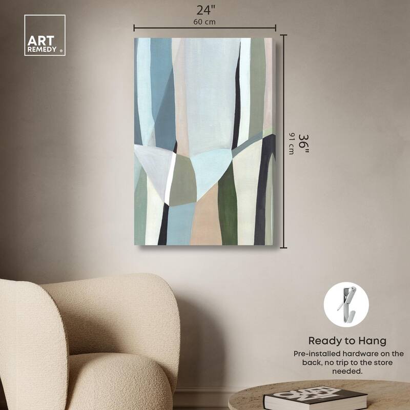 Abstract Fragments II Canvas by Art Remedy, Gallery Wrapped