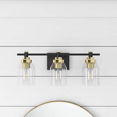 Modern 2/3-Light Glass Style Over Mirror Vanity Lighting Fxiture