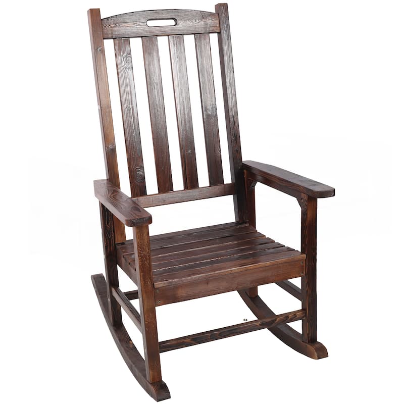 Wooden Oversized Porch Rocker Chair
