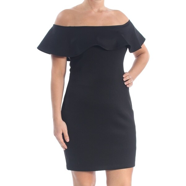 guess black short dress
