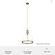 preview thumbnail 6 of 7, Hunter 16" Van Nuys 1 Light Pendant - Entry, Dining Room, Kitchen - Modern Industrial, Contemporary