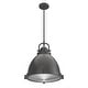 preview thumbnail 8 of 8, Hunter Bridgemoor 18" 3-Light Pendant - Entry, Kitchen Island, Dining room - Modern Industrial, Farmhouse