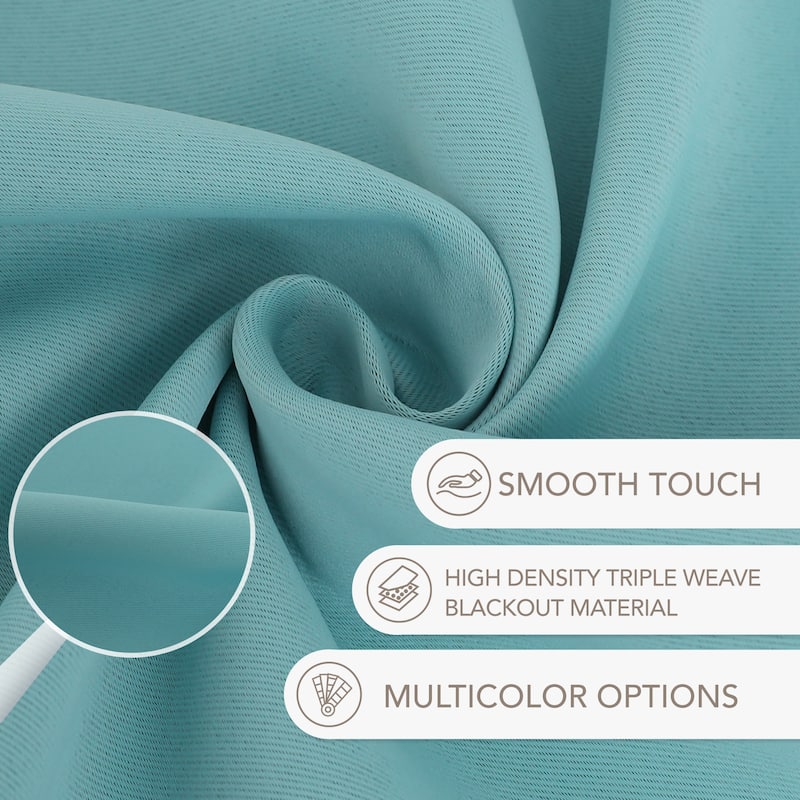 Deconovo Thermal Insulated Blackout 84-inch Curtain (2 Panel) - 52 x 84