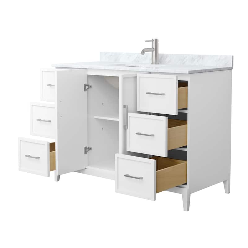 Elan 48-inch Single Vanity, Marble Top