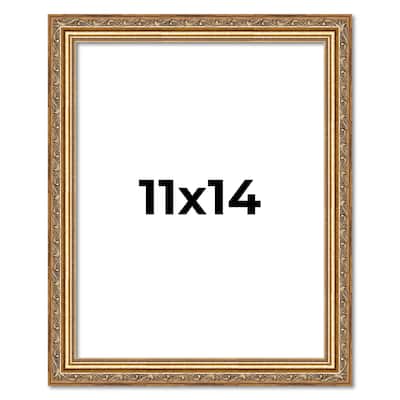 11x14 Frame Red Solid Wood Picture Frame Width 1.75 Inches | Interior Frame Depth 1 13/16 Inches