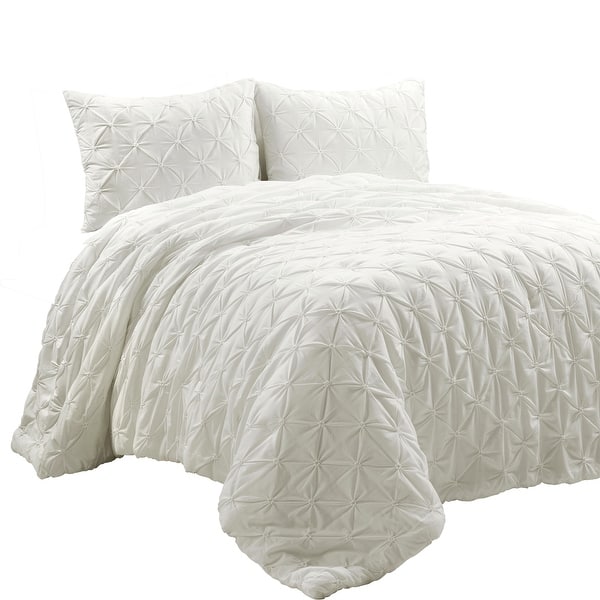 Tenda Da Doccia Lush Decor Ravello In Microfibra Increspata - Avorio 183x183 Cm - Vintage Chic Con Nervature