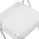 preview thumbnail 11 of 9, Elegant Foldable Iron & PVC Chairs for Convention & Exhibition White