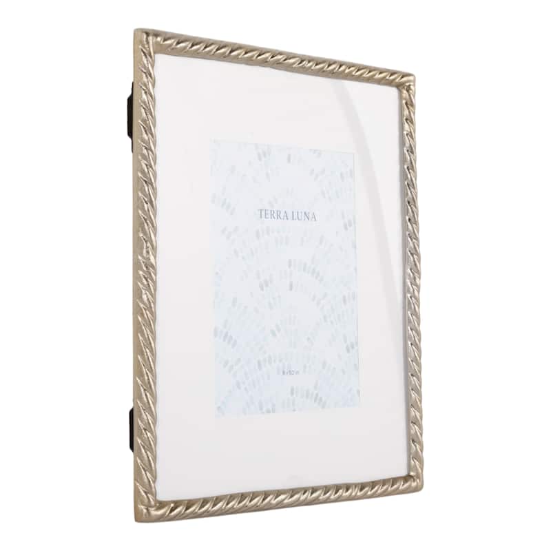 Metal Wood Picture Frame Modern Decorative Textured Design Home Decor