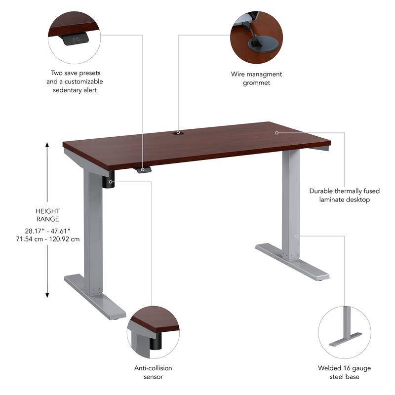 Bush Business Furniture Move 40 Series 48x24 Adjustable Standing Desk
