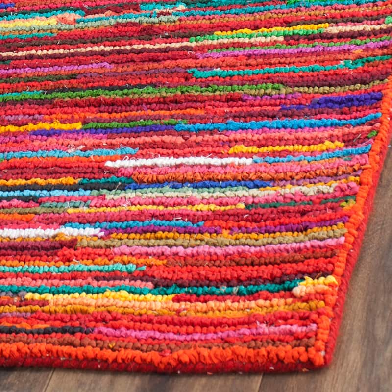 SAFAVIEH Handmade Nantucket Adelyne Contemporary Cotton Rug