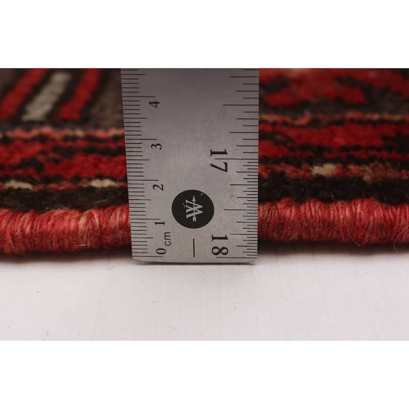 ECARPETGALLERY Hand-knotted Anadol Red Wool Rug - 3'7 x 10'4