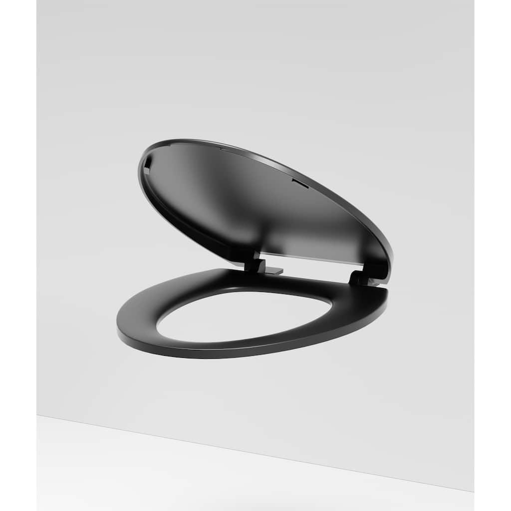 Only Toilet Seat Cover, Matte Black