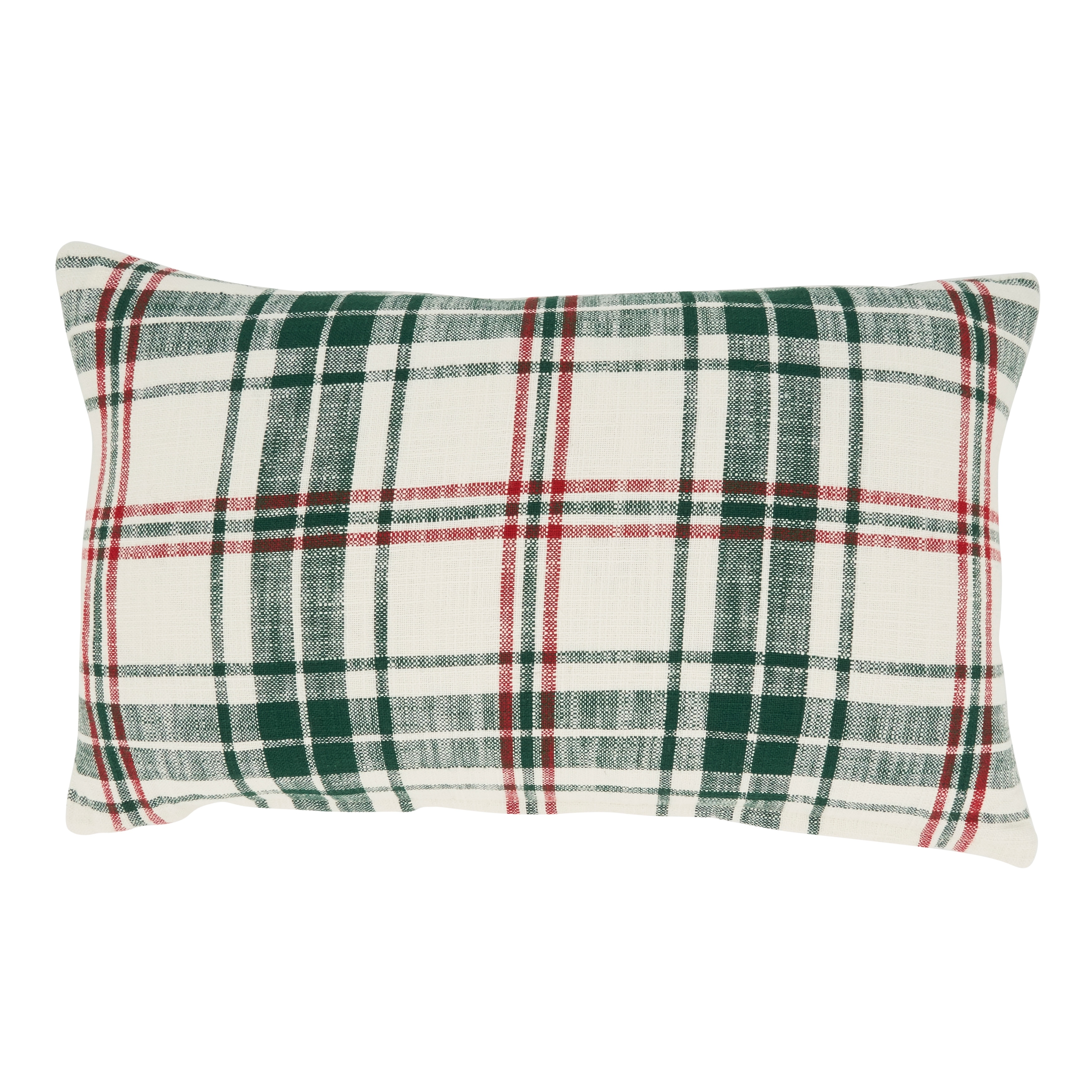 Classic Charm Plaid Throw Pillow
