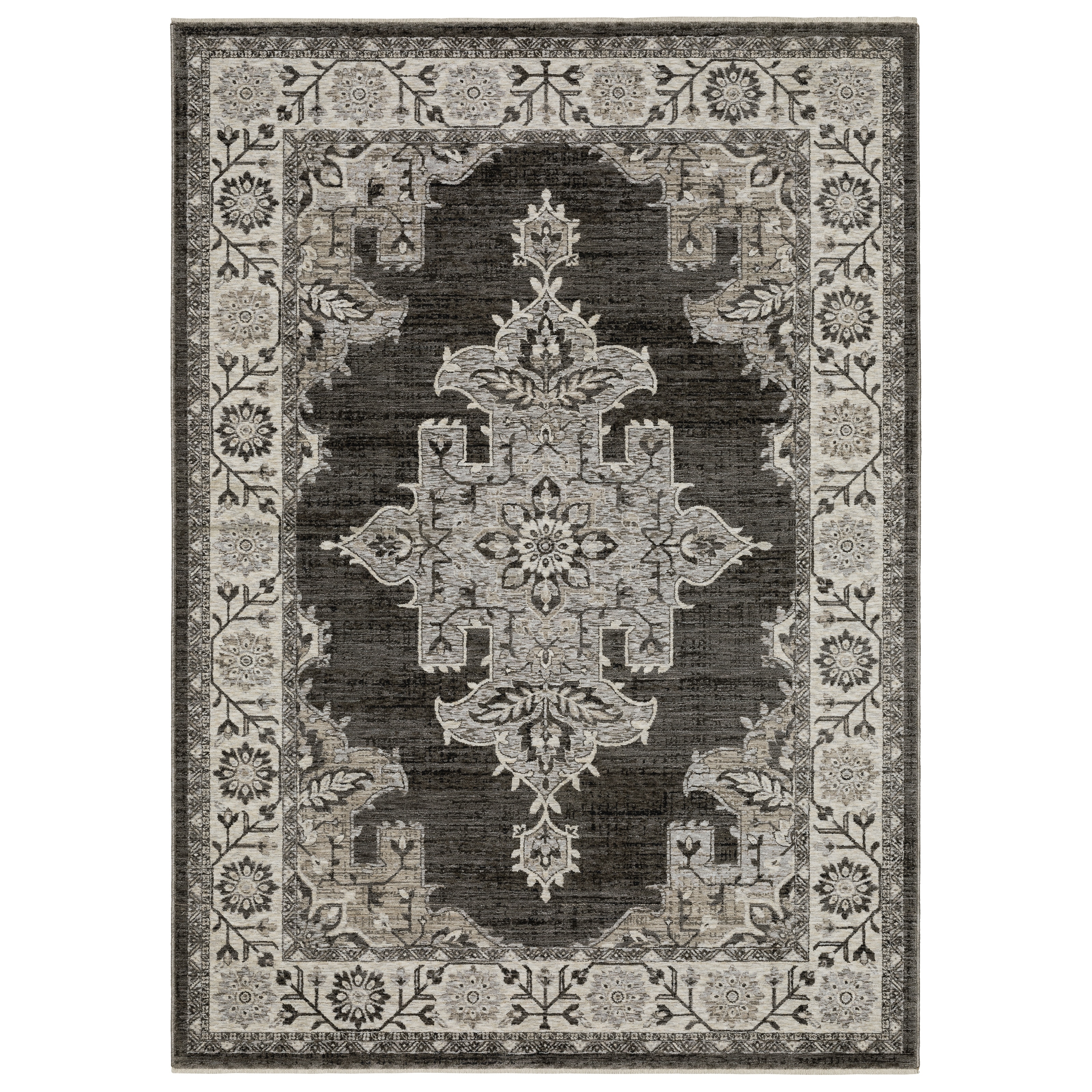 Style Haven Cádiz Medallion Grey/ Beige Area Rug