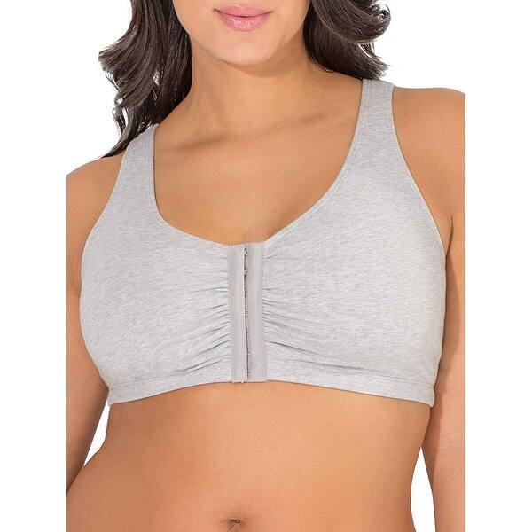 Shop Fruit Of The Loom Women S Front Close Sports Bra Bra Black